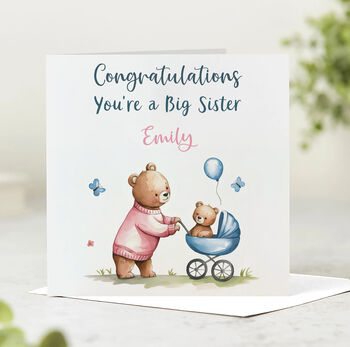 You're A Big Sister Card, 2 of 3
