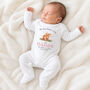 Personalised First Father’s Day Princess Baby Outfit, thumbnail 3 of 7
