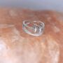 Sterling Silver Cubic Zirconia Anxiety Relief Ring, thumbnail 3 of 3