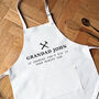 Personalised Grandad's Workshop Diy Apron, thumbnail 1 of 3