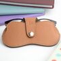 Personalised Monogram Leather Glasses Case Protector, thumbnail 5 of 6