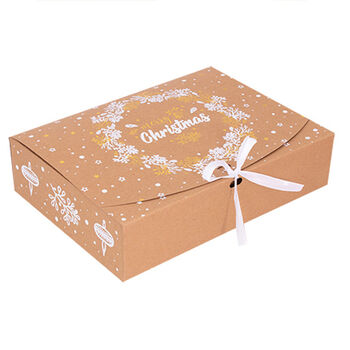 Robin Wreath Christmas Gift Box Set Of Two, 6 of 7