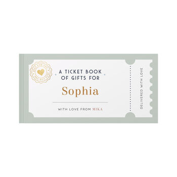 Personalised Book Of Gift Tickets, 7 of 9