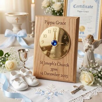 Personalised Christening Plaque, Keepsake, 6 of 9