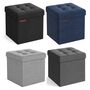 Foldable Ottoman Footrest With Storage Cube, thumbnail 9 of 9