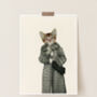 Kitten Dressed As Cat Art Print, thumbnail 1 of 8