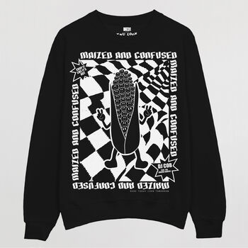 Maized And Confused Men’s Festival Sweatshirt, 3 of 3