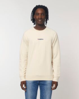 Custom Flag Organic Cotton Men’s Sweatshirt, 10 of 11