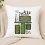 50th Birthday Gift For Gardeners Personalised Cushion, thumbnail 3 of 10
