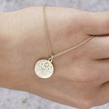 Dream Gold Plated Coin Pendant, 3 of 8