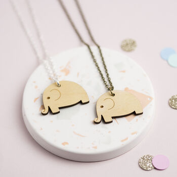 Wooden Elephant Necklace, 2 of 10