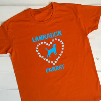 Personalised Adults Labrador Dog T Shirt, 4 of 11