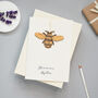Personalised Keepsake Bumblebee Valentine's Card, thumbnail 1 of 1