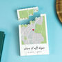 Personalised Location Lego® Brick Map Print: Anniversary And New Home Gift, thumbnail 3 of 7