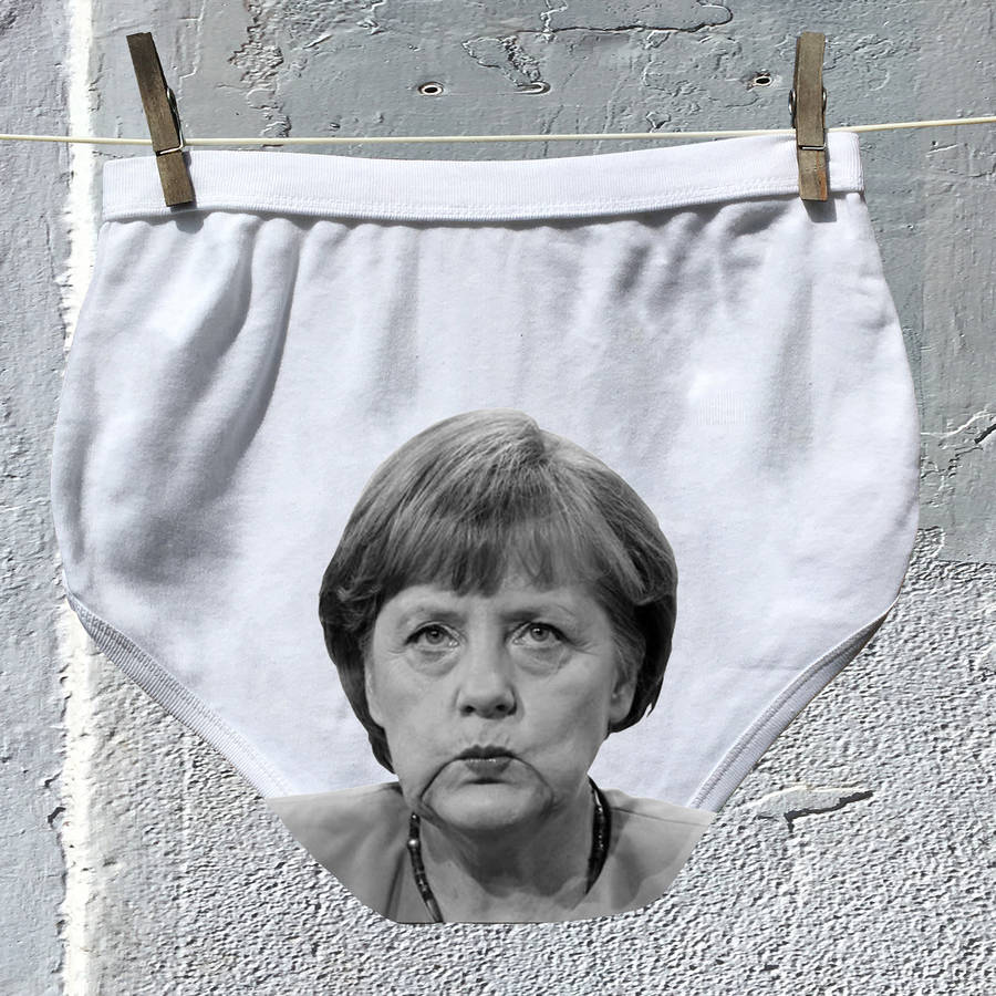 Political Underwear Or Pants Angela Merkel
