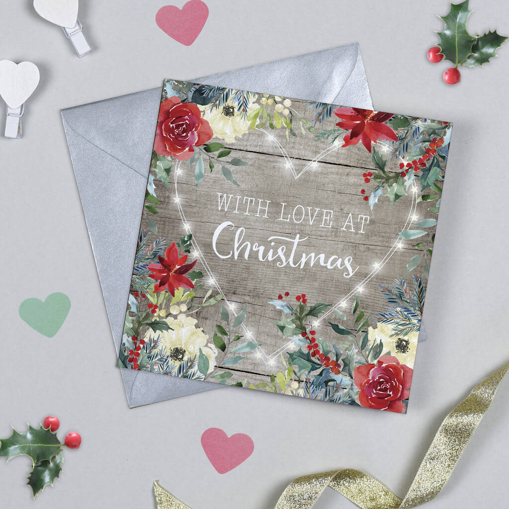 Pack Of Five Luxury Christmas Cards By Michelle Fiedler Design