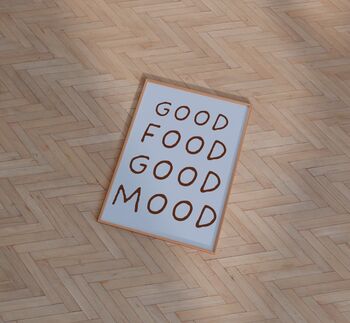 Kitchen Food Quote Wall Art Print Food Poster, 5 of 10