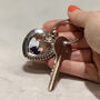 Silver Heart Personalised Photo Valentine's Key Ring, thumbnail 3 of 3