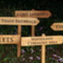 Country Lane Wooden Wedding Event Signs, thumbnail 3 of 12