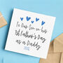 To My/Our Son On His First Fathers Day Blue Card, thumbnail 1 of 4