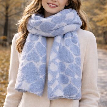 Love Hearts 3D Blanket Scarf In Gift Box, 2 of 4