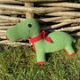 Dinosaur Soft Toy Small And Handmade, thumbnail 1 of 7