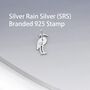 Grey Heron Bird Stud Earrings In Sterling Silver, thumbnail 8 of 12