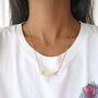 Feminist Name 18k Gold Plated Necklace Waterproof, thumbnail 2 of 3