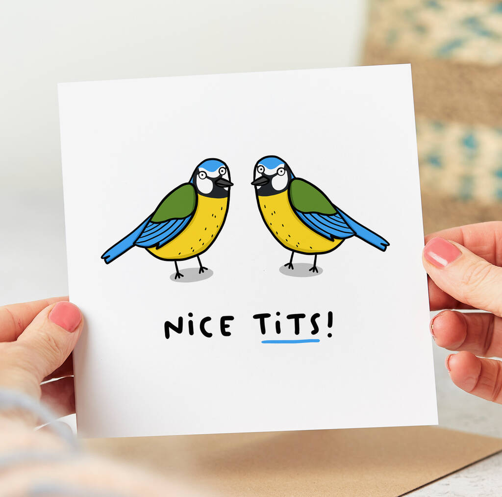 Nice Tits Card New Boobs Rude Card Card for Friend Boob Job Gifts Tit Gifts  TH-070 -  Canada