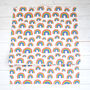 Rainbow Linen Tea Towel, thumbnail 3 of 6