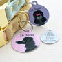 Poodle Personalised Dog Name ID Tag, thumbnail 11 of 12