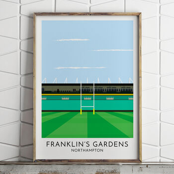 Custom Contemporary Print Of Any Rugby Stadium, 12 of 12