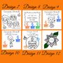 Personalised Diwali Card Colouring Card Set, thumbnail 3 of 3