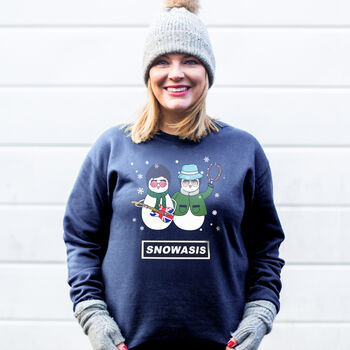 Funny Oasis Christmas Jumper, 7 of 7