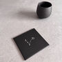 Zodiac Leather Coaster – Star Sign Gift For Him Or Her, thumbnail 6 of 12