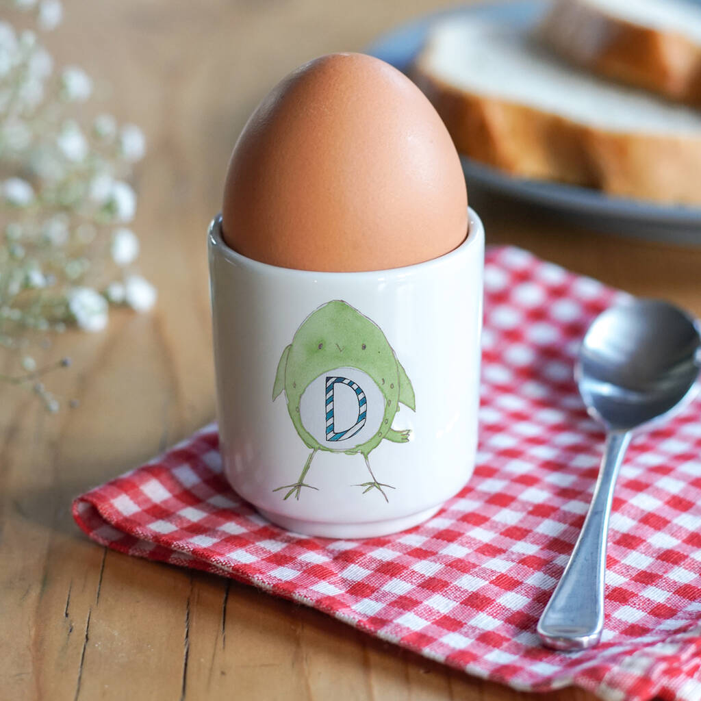 Personalised Easter Chick Ceramic Egg Cup, 1 of 4