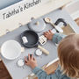 Personalised Wooden Toy Kitchen Set, thumbnail 2 of 7