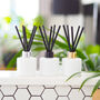 Matt White Diffuser Bottle And Reed Set, thumbnail 1 of 9