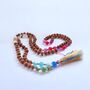 Rudraksha Crystal Mala Necklace | Forgiveness, thumbnail 3 of 3