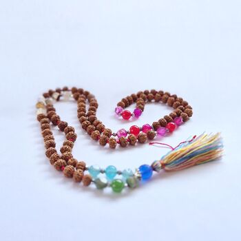 Rudraksha Crystal Mala Necklace | Forgiveness, 3 of 3