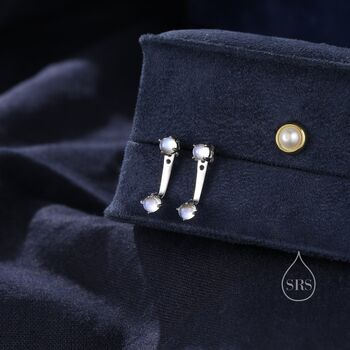 Moonstone Ear Jacket In Sterling Silver, 6 of 10