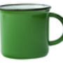Tinware Mug Green Set Of Four, thumbnail 2 of 2
