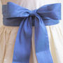 Silk Luxe Sash For Flower Girl Dresses, thumbnail 7 of 10