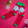 Merry Fucking Christmas Cotton Socks, thumbnail 3 of 4