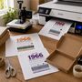 Personalised 60th Birthday 1966 Handkerchief Pair, thumbnail 3 of 12