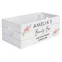 Personalised Abstract Rose White Wooden Crate, thumbnail 6 of 6