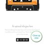 Personalised Cassette Tape Print, thumbnail 2 of 10