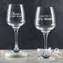 Personalised Engraved Glass, Custom Cocktail Glass Gift For Friends, thumbnail 2 of 10