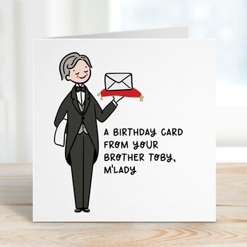 M'lady Personalised Birthday Card For Her, 2 of 2