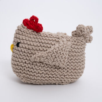 The Hen And Chick Beginner Knitting Kit, 7 of 12